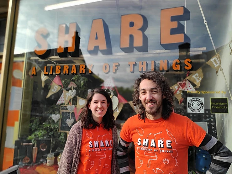 Clare & Sam at SHARE:Frome